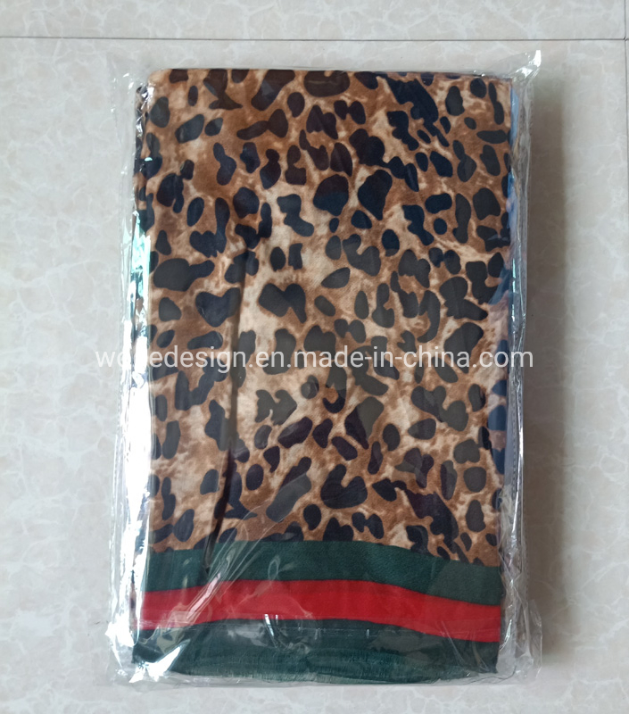 Top Sold Islamic Moslem Woman Long Modern Other Shawl Echarpe Dupatta Hijab Lady Beautiful Print Leopard Hot Cotton Scarf