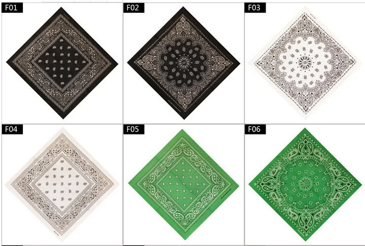 Unisex 100% Cotton 55*55cm Square Bandana Multifunction Hip Hop Bandana Square Scarf Paisley Headband Flag Printed Neck Scarf Protection Hankerchief Mask