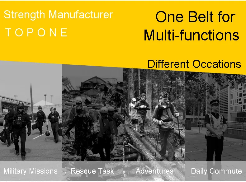 Versatile Fashion Military Waist Strap Automatic Alloy Buckle Nylon Fabric Belt for Men