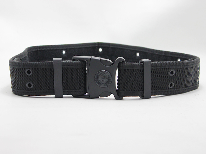 Wholesale Fashion Style Black Nylon Webbing Belt 50-19346