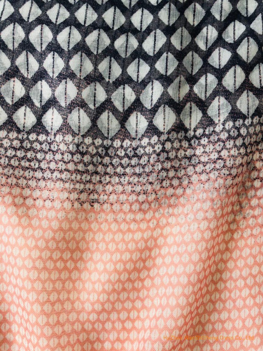 Women Fashion Spring Summer Shawl Geometric Print Long Muffler Wrap Foulard Femme Shawl