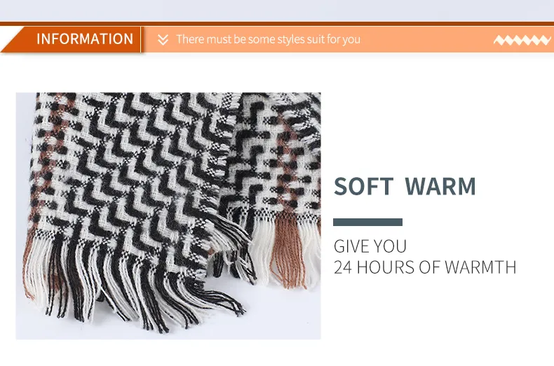 Women Girls Lady Fashion Swallow Gird Warm Winter Scarf Shawls