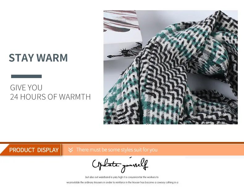 Women Girls Lady Fashion Swallow Gird Warm Winter Scarf Shawls