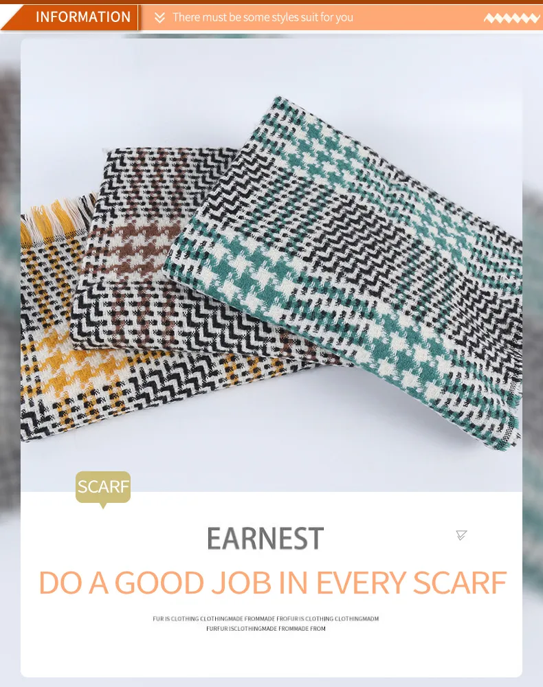 Women Girls Lady Fashion Swallow Gird Warm Winter Scarf Shawls