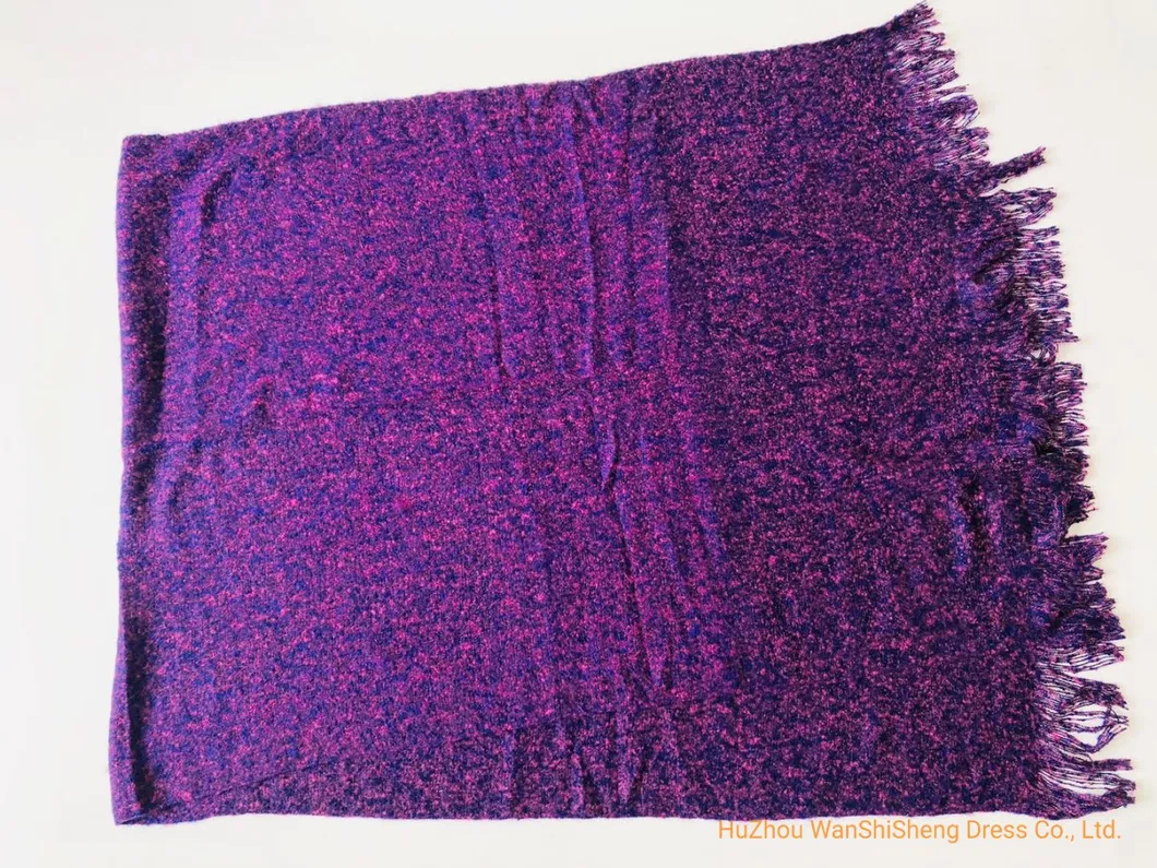 Women Winter Warm Keeping Big Size Loop Yarn Retro Ethnic Style Scarf